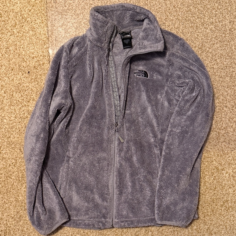 The North Face Osito Jacket Women’s L //Soft Gray Fleece Jacket
